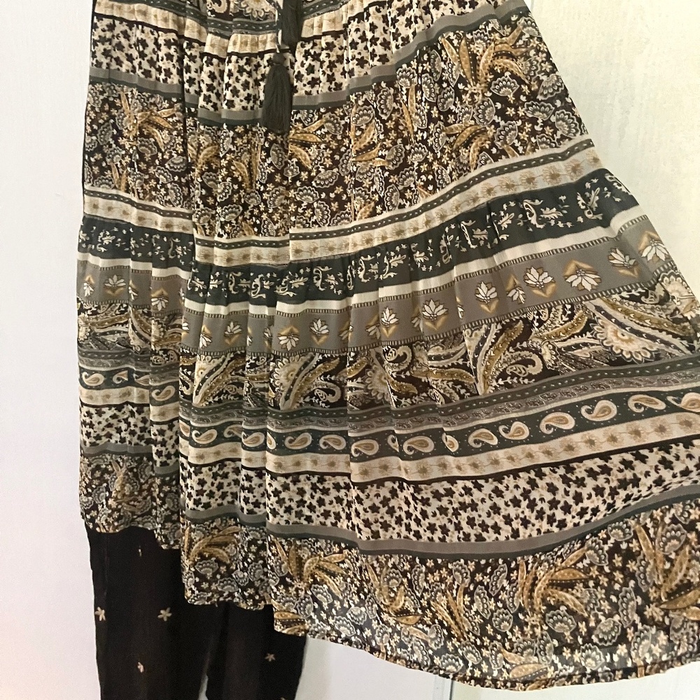 Bohme Midi Tiered Skirt - Picture 5 of 8